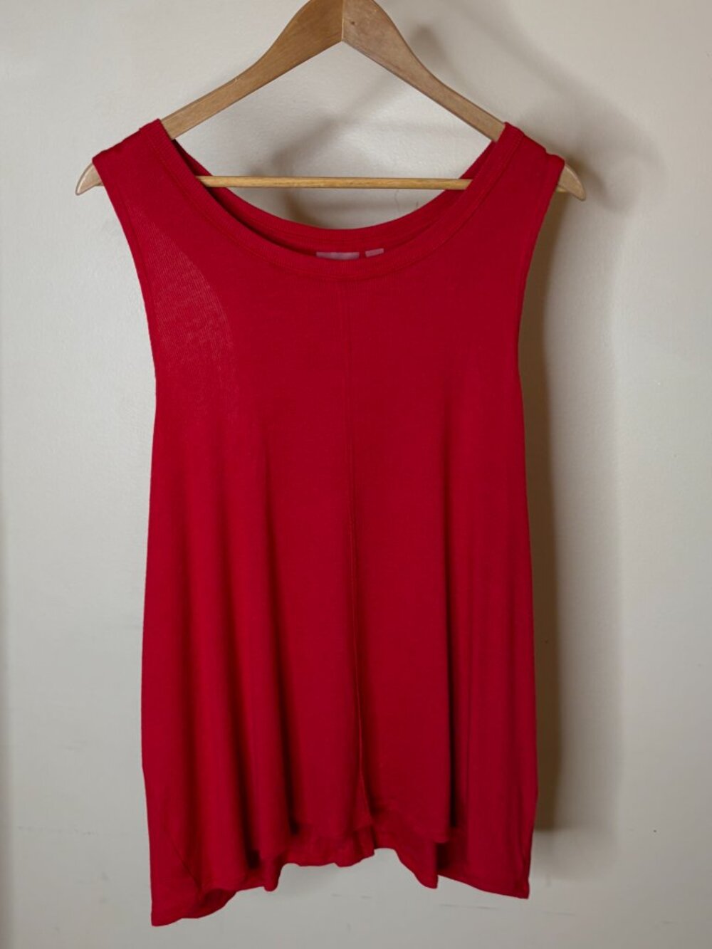 New Zella Favorite Ribbed Red Tank Top Size 2X - Picture 3 of 11